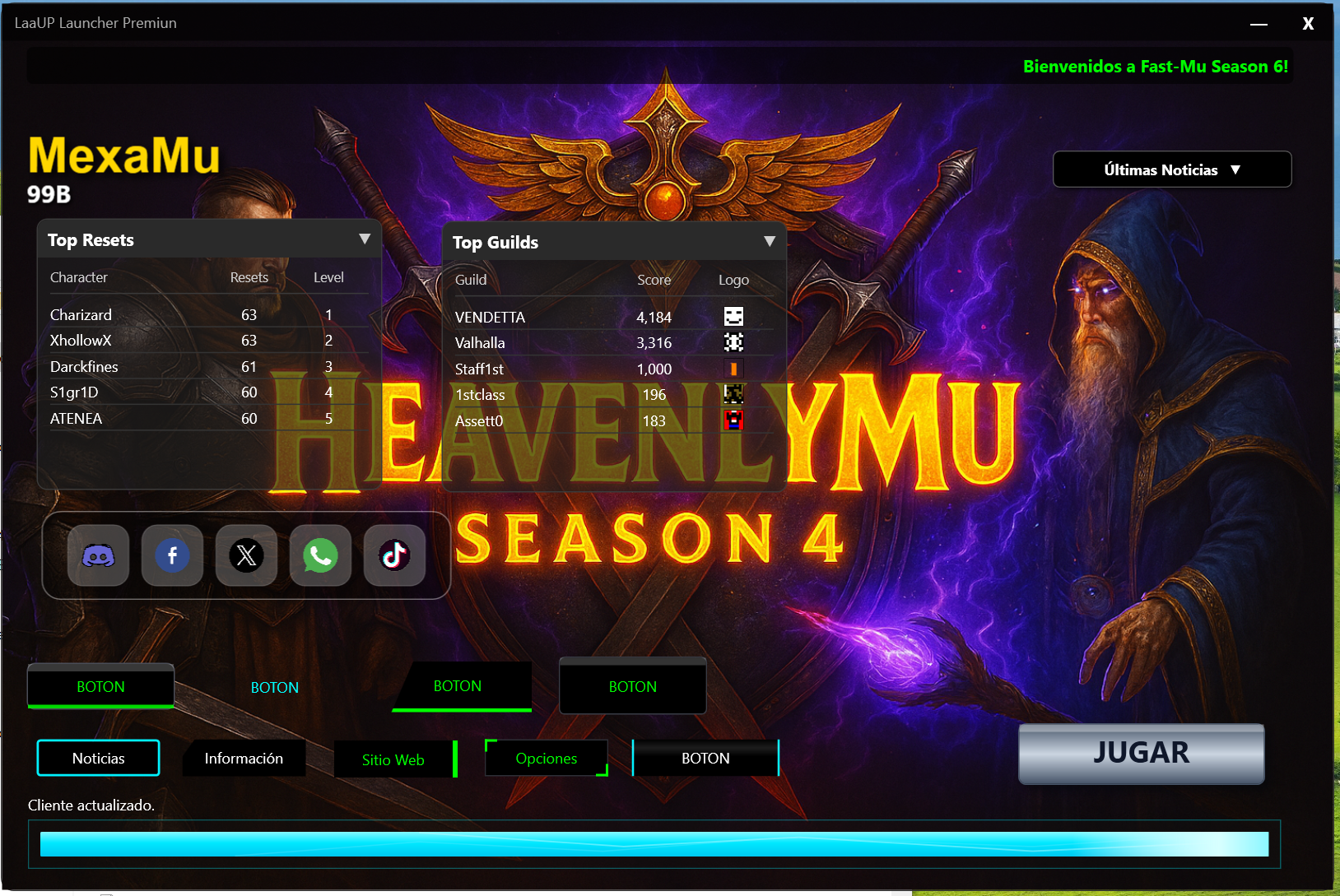 🚀 LaaUP Launcher – Versión 2.9